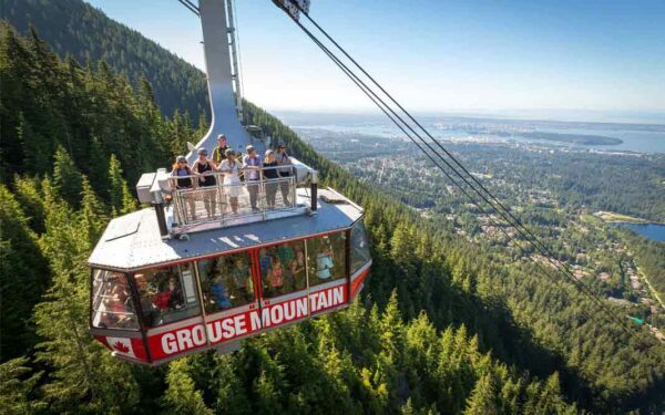 Vancouver City Guides and Stadtfuehrer Grouse Mountain Gondola